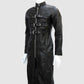 Gothic Leather Trench Coat