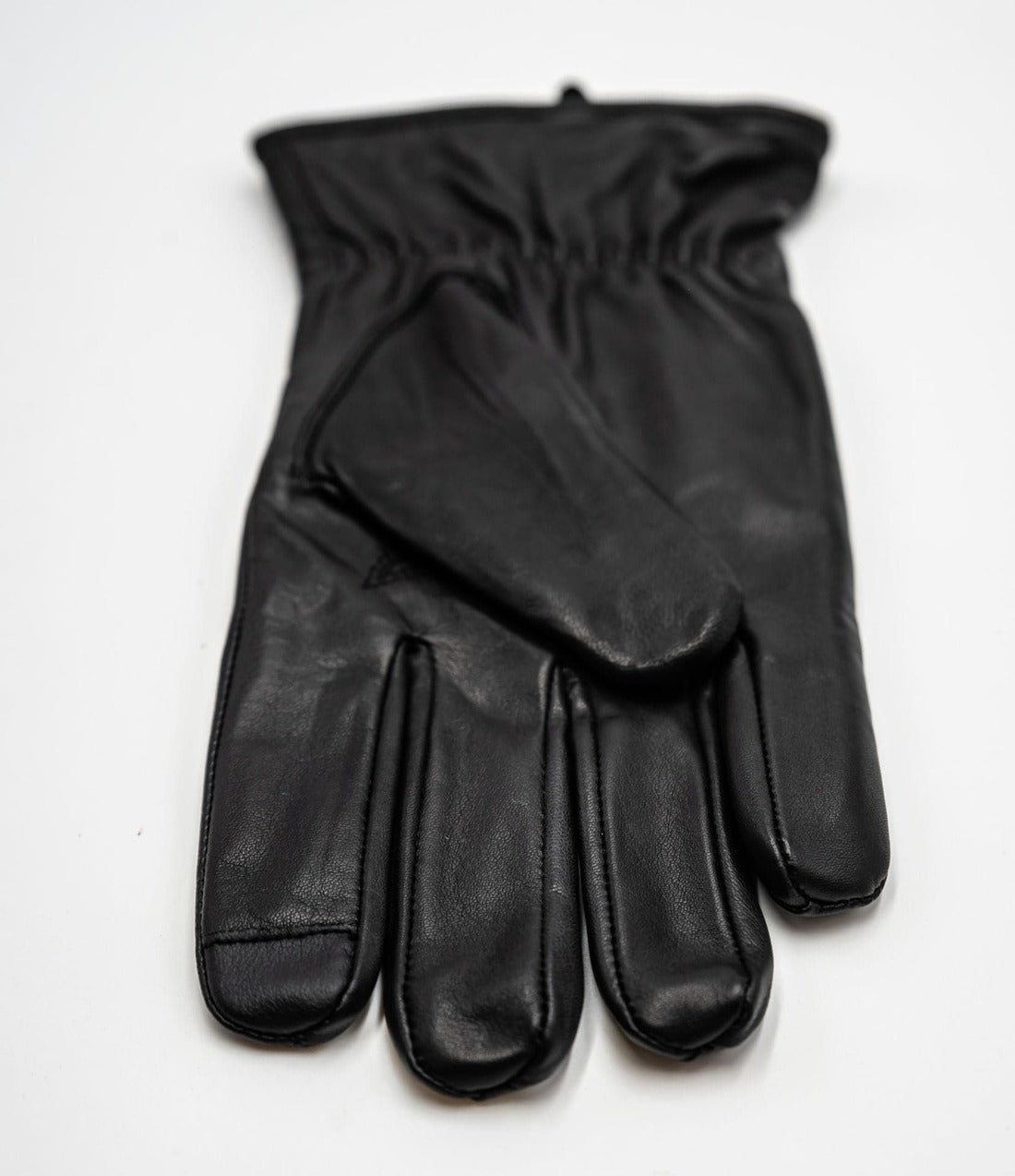Leather Gloves Men - Black
