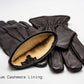 Leather Gloves Men - Brown