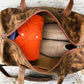 Leather Gym Bag 37L - Distressed Brown