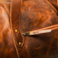 Leather Gym Bag 37L - Distressed Brown