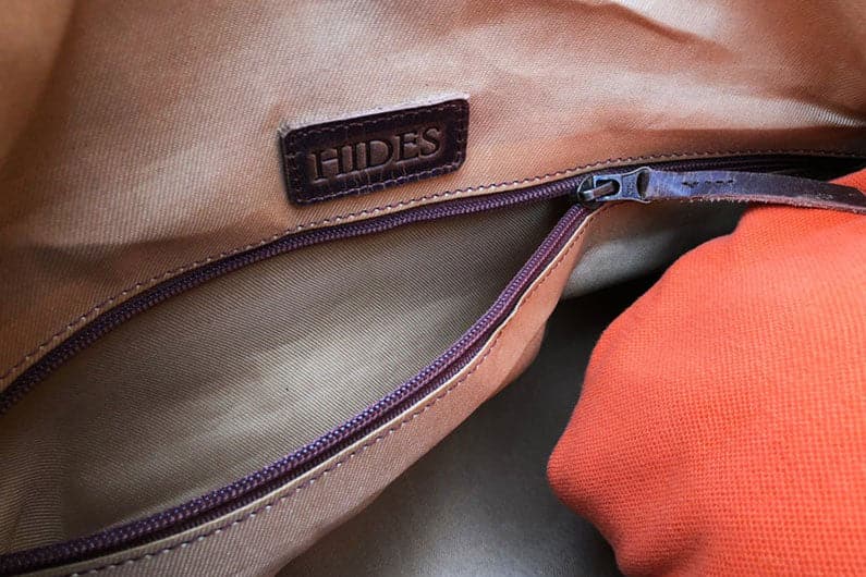Leather Gym Bag 37L - Distressed Brown