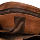 Leather Handbag - Saddle Brown