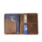 Leather Passport Holder - Snap Closure