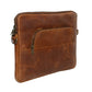Tech Leather Laptop Sleeve - Saddle Brown