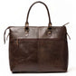 Tech Leather Tote Bag - Antique Brown
