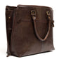 Tech Leather Tote Bag - Antique Brown