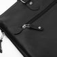 Tech Leather Tote Bag - Black