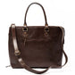 Tech Leather Tote Bag - Antique Brown