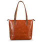 Leather Tote Bag - Hazelnut Brown