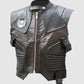 Black & Brown Motorcycle Vest