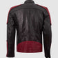 Black & Red Cafe Racer Jacket