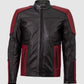 Black & Red Cafe Racer Jacket