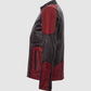 Black & Red Cafe Racer Jacket