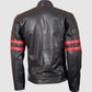 Black & Red Leather Jacket