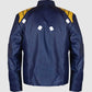 Blue Leather Jacket