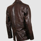 Brown Leather Blazer