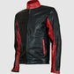 Red & Black Biker Jacket