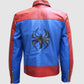 Red & Blue Leather Jacket
