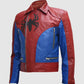 Red & Blue Leather Jacket