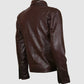 Vintage Brown Leather Jacket