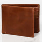 Mid Wing Leather Wallet - Serena Brown