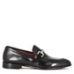 Classic men's horsebit moccasin in black leather