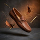 Men's Handmade Brown Leather Moccasins