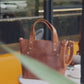 Saddle Brown Mini Tote