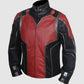 Red & Black Moto Jacket