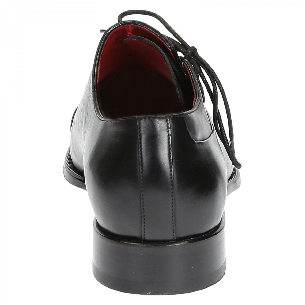 Elegant men's brogues shoes in black leather