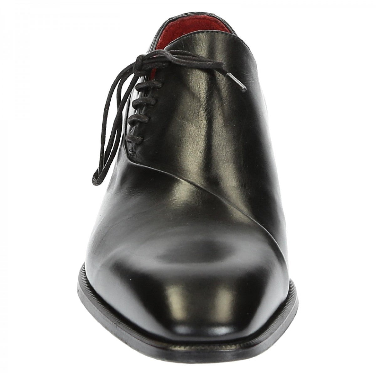 Elegant men's brogues shoes in black leather