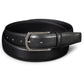 Single Stitch Leather Belt - Black
