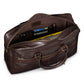 Slim Leather Briefcase 17" - Dark Brown