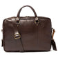 Slim Leather Briefcase 15" - Antique Brown