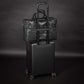 Slim Leather Briefcase 17" - Black