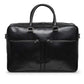 Slim Leather Briefcase 17" - Black