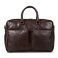 Slim Leather Briefcase 17" - Dark Brown