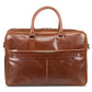 Slim Leather Briefcase 17" - Serena Brown