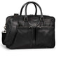 Slim Leather Briefcase 17" - Black