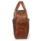 Slim Leather Briefcase 17" - Serena Brown