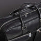 Slim Leather Briefcase 17" - Black