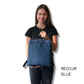 Tech Leather Backpack - Blue