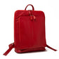 Tech Leather Backpack - Red