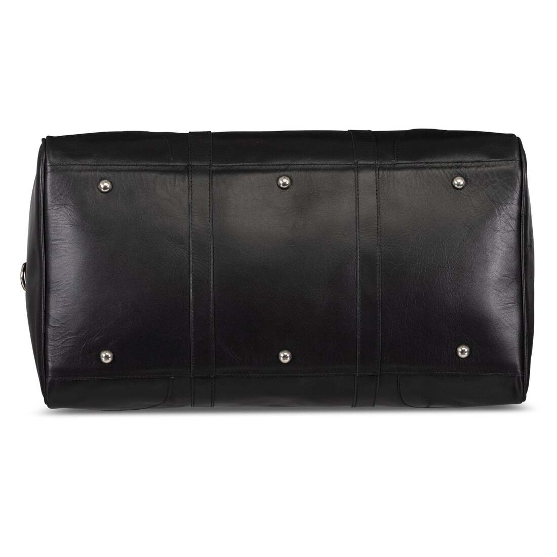 Tourist 50L Leather Duffle - Black