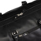 Tourist 50L Leather Duffle - Black