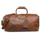 Traveler 45L Leather Duffle - Saddle Brown