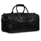 Traveler 45L Leather Duffle - Black