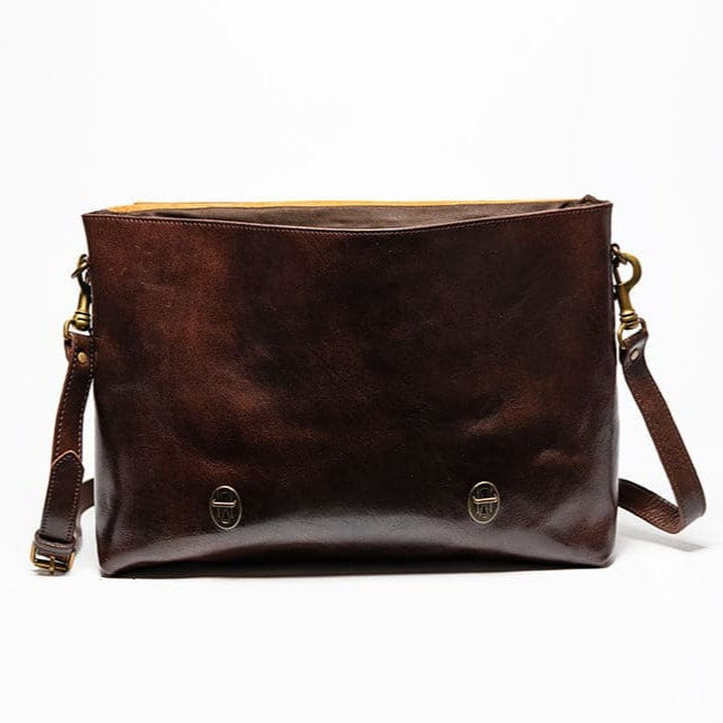 Urban Leather Messenger - Antique Brown