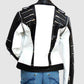 Black & White Leather Jacket